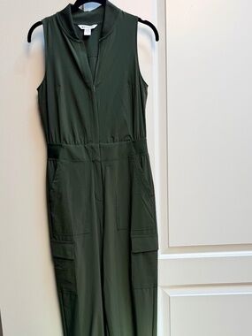 Athlete Brooklyn Utility Jumpsuit Aspen Olive Green Size 2